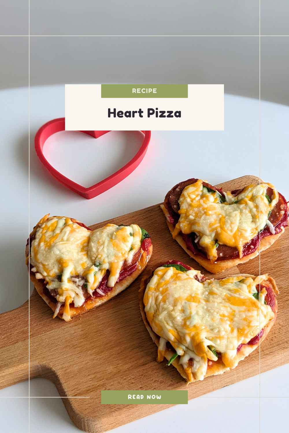 Heart Shaped Pizza Recipe Recipe